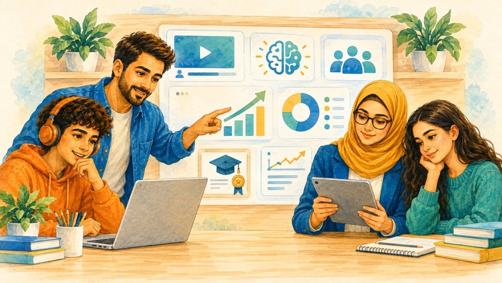 إنجاز يتخطى المؤشرات العالمية: منصة (FirOn) تسجل معدلات استبقاء استثنائية في التدريب الرقمي