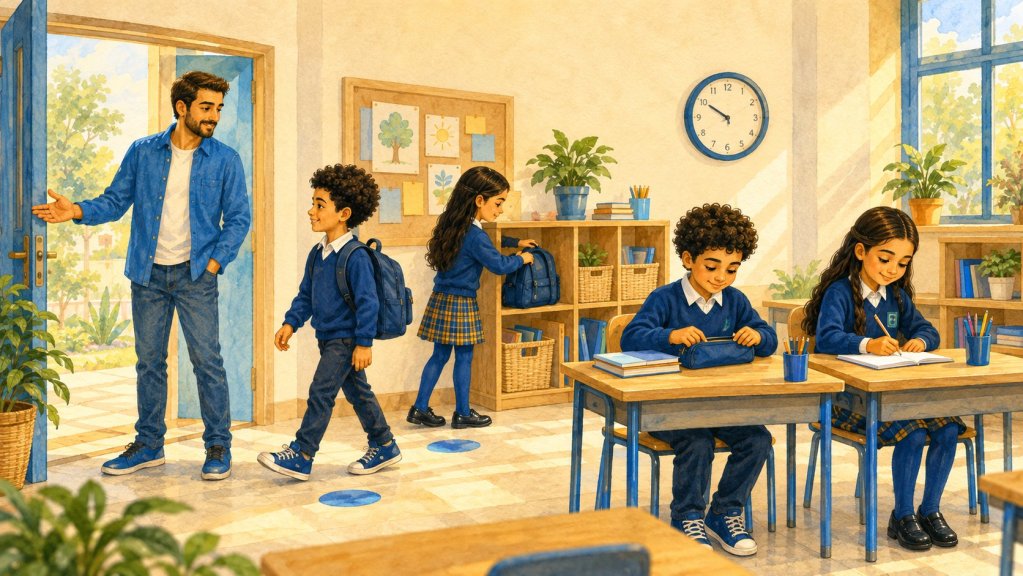 الأسبوع الأول يصنع بقية العام: كيف يبني المعلم روتينًا صفيًا يقلّل الفوضى؟